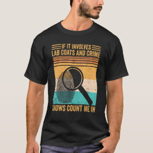 Teknisk forskning Jackar och brottsrekvisiten räkn T Shirt