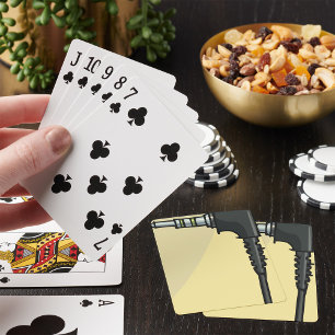 Teknisk gadgetillustration för TRRS Audio Jack Con Casinokort