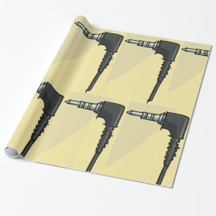 Teknisk gadgetillustration för TRRS Audio Jack Con Presentpapper