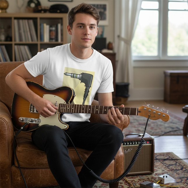 Teknisk gadgetillustration för TRRS Audio Jack Con T Shirt (Skapare uppladdad)