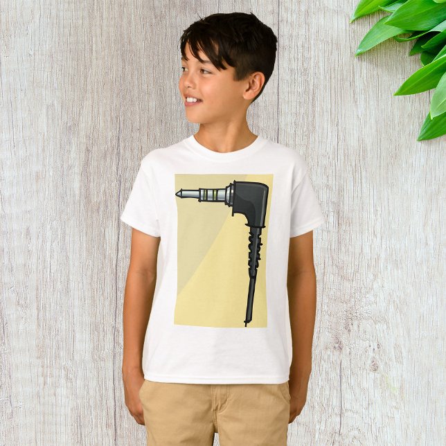 Teknisk gadgetillustration för TRRS Audio Jack Con T Shirt (Skapare uppladdad)