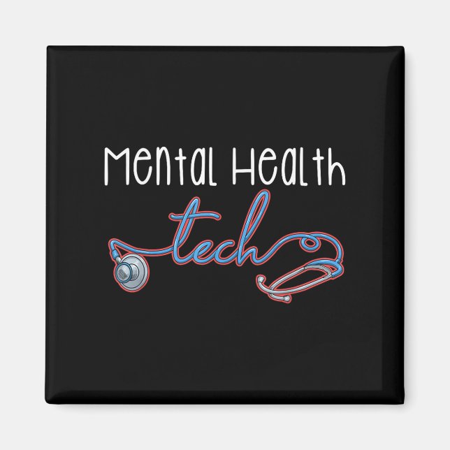 Teknisk hälsovårdspersonal Psychiatic T Magnet (Framsidan)