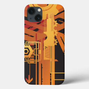 Teknisk halvtonbakgrund