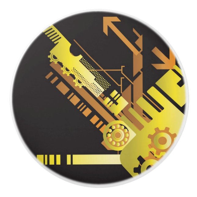 Teknisk halvtonbakgrund 5 knopp (Framsidan)