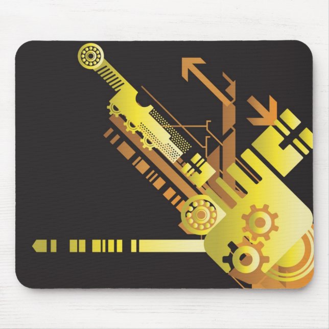 Teknisk halvtonbakgrund 5 musmatta (Framsidan)