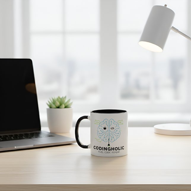 Teknisk Hjärna Kodningskombination Mugg Set (Skapare uppladdad)