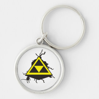 TEKNISK keychain Rund Silverfärgad Nyckelring