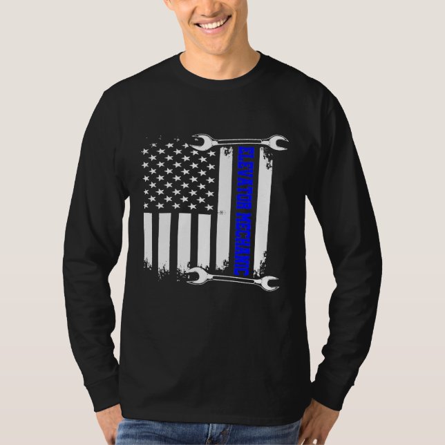 Teknisk livslängd för höjdmekanisk underhåll t shirt (Framsida)