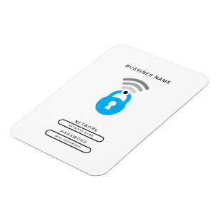 Teknisk logotyp för WiFi Nyckel Magnet
