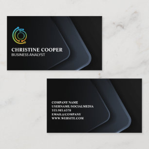 Teknisk Logotyp   Professionell Corporate Visitkort