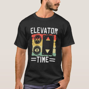 Teknisk mekanism för vintagens retro-höjningstid t shirt