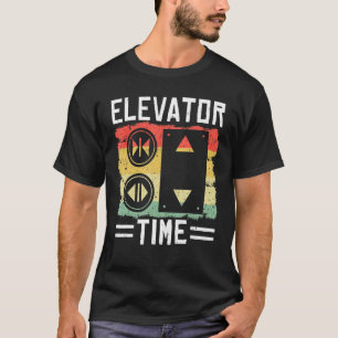 Teknisk mekanism för vintagens retro-höjningstid t shirt