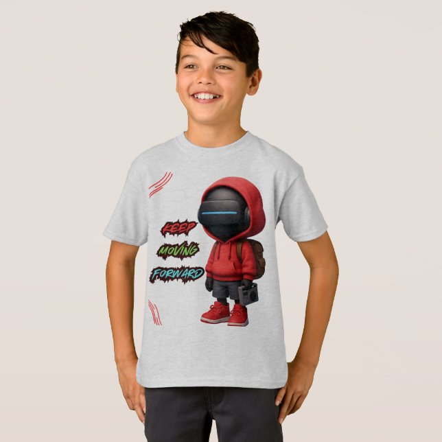 teknisk robotdesign för T-shirt-futuristiska T Shirt (Hel framsida)