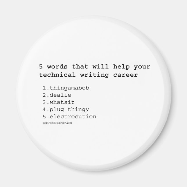 Teknisk skrivare magnet (Framsidan)