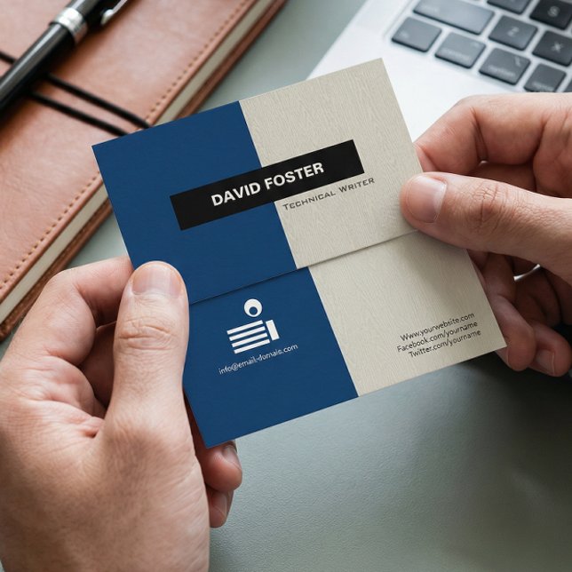 Teknisk skrivare - Snyggt för enkel Elegant Visitkort (Skapare uppladdad)