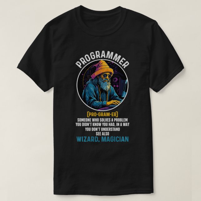 Teknisk Software för definitionskod för flera prog T Shirt (Design framsida)