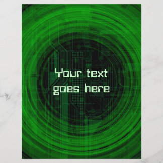 teknisk stil flyer