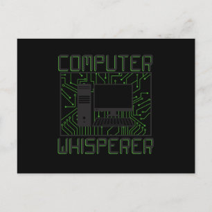 Teknisk support Dator Whisperer Vykort