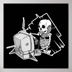 Teknisk support för hela skelettet poster