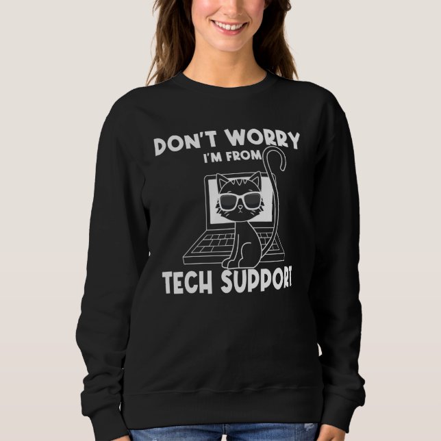 Teknisk support Hjälpdesk Informationsteknik Samta T Shirt (Framsida)