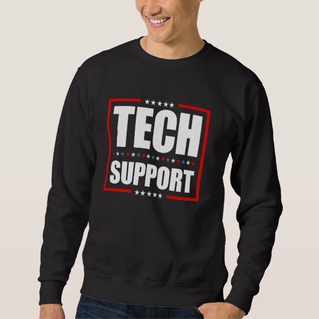 Teknisk support lång ärmad tröja (Framsida)
