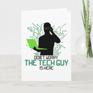 Teknisk support oroar inte teknikkillen är kort