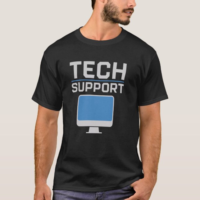 Teknisk support t shirt (Framsida)