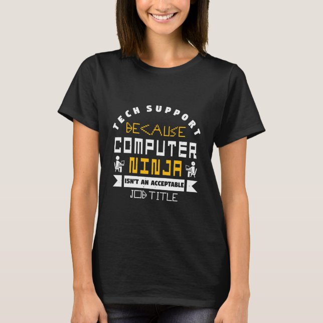 Teknisk support t shirt (Framsida)