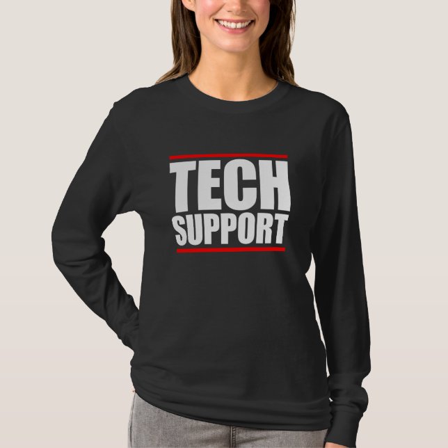 Teknisk support t shirt (Framsida)
