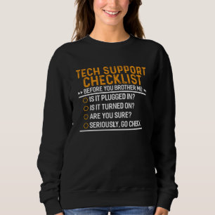 Teknisk supportdator Geek Funny Techie Gift Idea T Shirt