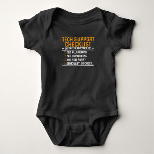 Teknisk supportdator Geek Funny Techie Gift Idea T Shirt