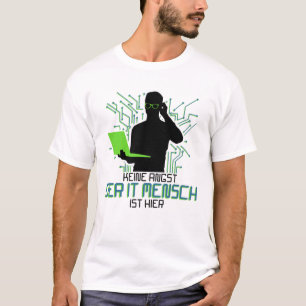 Teknisk supportnyckellänk som den mäter t shirt