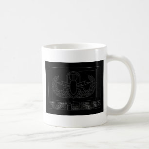 Teknisk teckning för EOD Kaffemugg