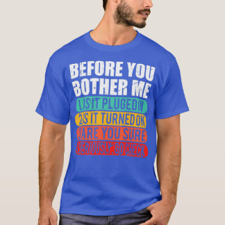 Teknisk teknisk support för Lechie Gift Informati T Shirt