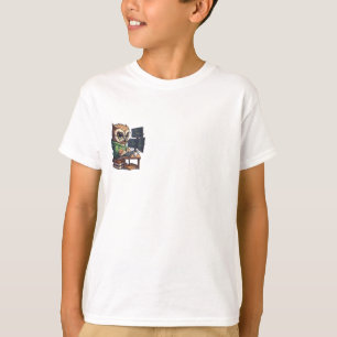 Teknisk trollkarl Kodande uggla barn T Shirt