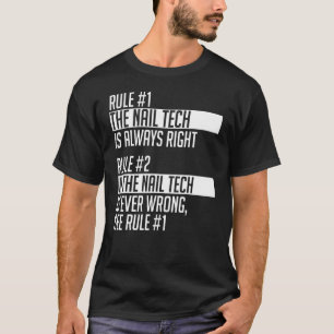 Teknisk utrustning för nagel Cute Techs Design T Shirt