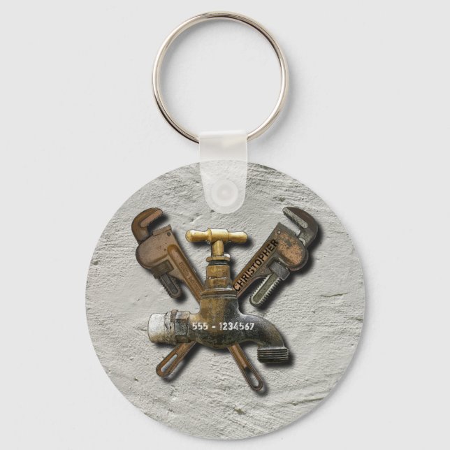 Teknisk Vatten-avloppsreningsanläggning Ingenjör Nyckelring (Framsida)