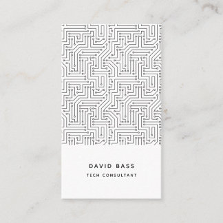 Tekniska datorkretselektronik mönster visitkort