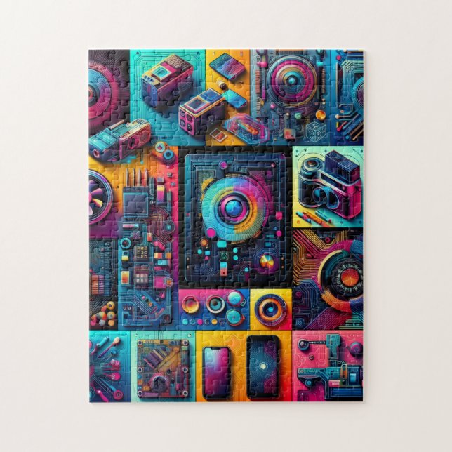 Tekniska Pussel (Vertikal)