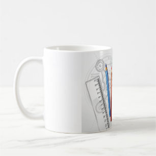Tekniska ritskontorsmateriel kaffemugg