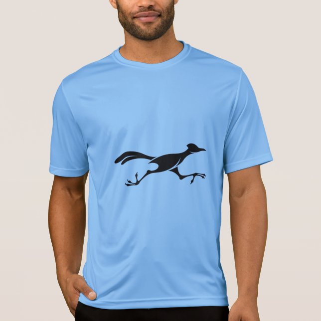 Tekniska skjortor Blå Road Runner-prestanda T Shirt (Framsida)