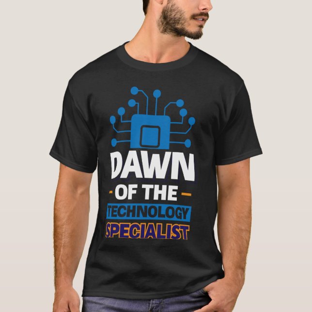 Tekniska specialisters gryning t shirt (Framsida)