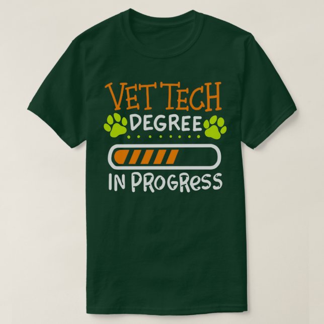 Tekniska studier pågår för Cute Veterinarian Tech T Shirt (Design framsida)