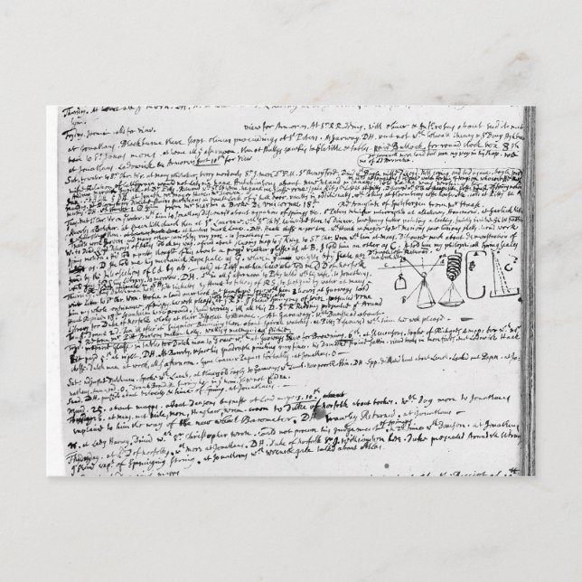 Tekniska teckningen vykort (Framsida)