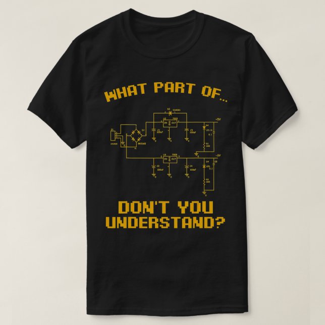 Tekniskt Kn för elektrisk teknik RadioFrequency T Shirt (Design framsida)