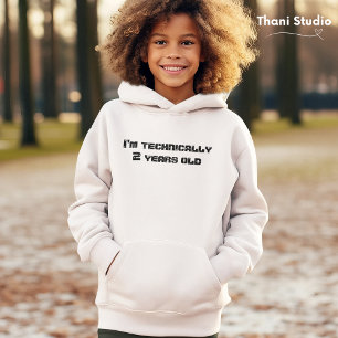 Tekniskt sett är jag... år gammal läpp-årsjubileum t shirt