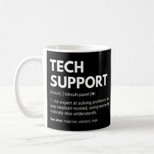 Tekniskt Support Roligt Arbetsdefinition Kaffemugg