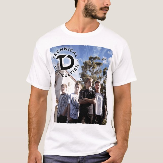 Tekniskt svårighetsmusikbandfoto tröja (Framsida)