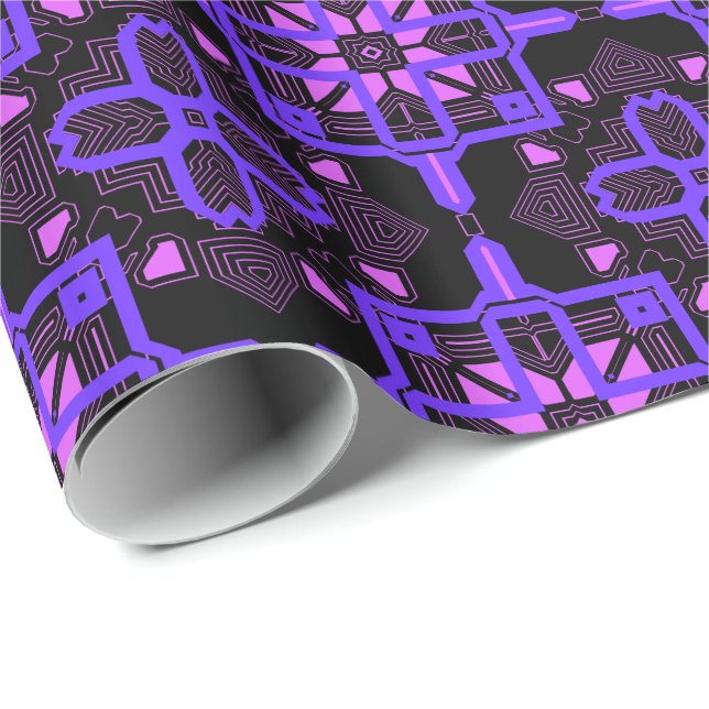 Tekno 2 Omslagning Papper Presentpapper (Rullad Hörn)