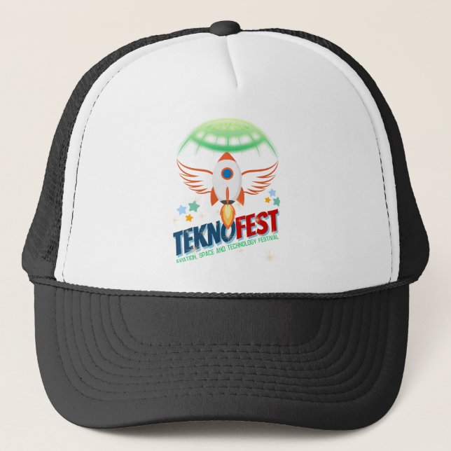 TEKNOFEST Raketdesign - Flyg och teknologi  Keps (Framsida)